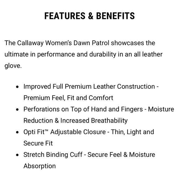 Callaway Accessories Callaway Glove Poshmark